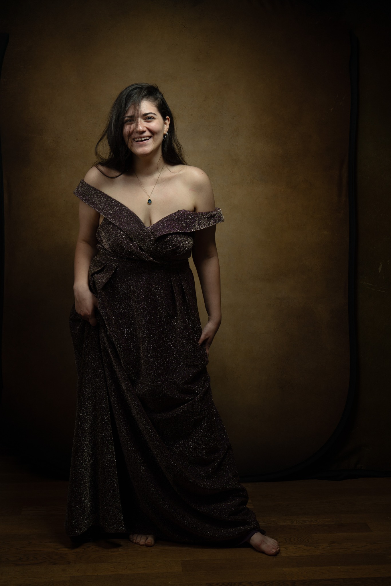 Warm artistic portrait